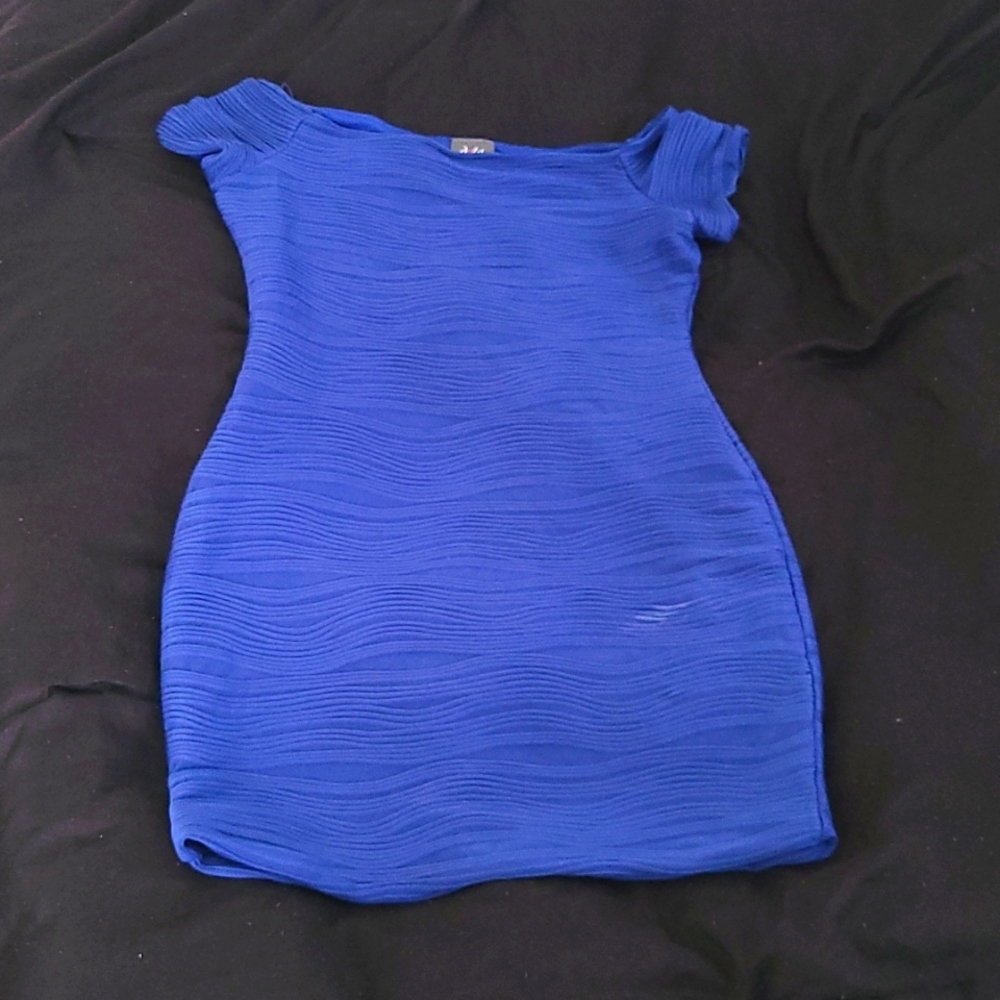 Blue Bodycon Dress